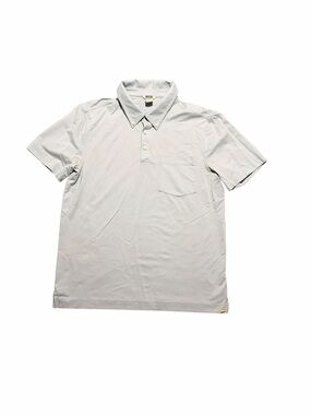 Duluth Trading Co Men’s Light Blue Short Sleeve Polo Size Medium